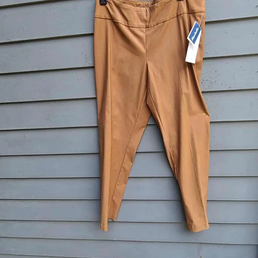 SC& Co Brown Flat Front Pants size 16 NWT!  NEW!
